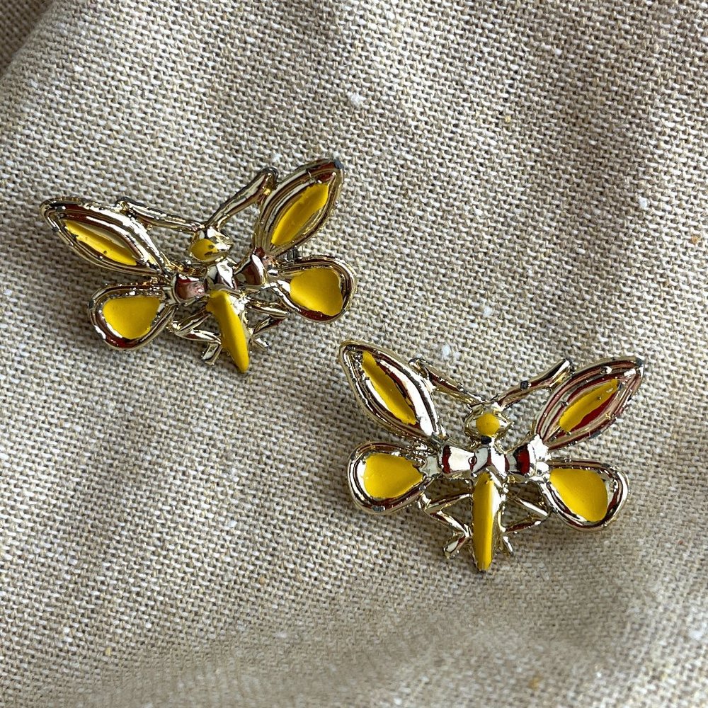 Insect scatter pins - 1960s dime store vintage costume jewelry